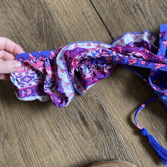 Spell and the gypsy / sunset road frill maxi dress gown purple royale XS rare - Picture 9 of 9